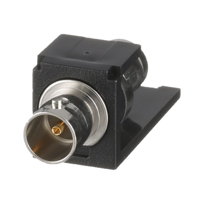 PANDUIT - Módulo Acoplador Coaxial Tipo BNC, Mini-Com, de 75 Ohms, Color Negro