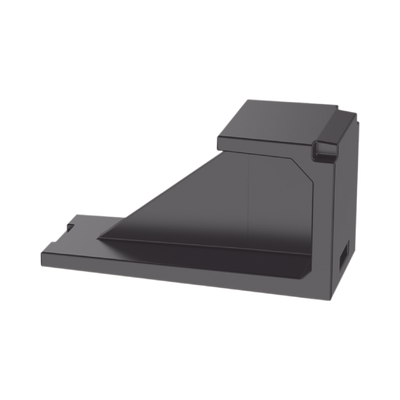 PANDUIT - Módulo de Tapa Ciega (Inserto Ciego), Mini-Com, Color Negro, 1 Pieza