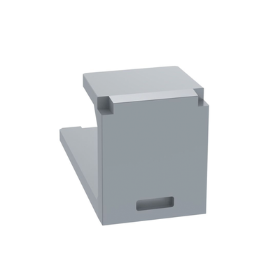 PANDUIT - Módulo de Tapa Ciega (Inserto Ciego), Mini-Com, Color Gris, 1 Pieza
