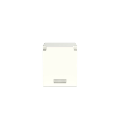 PANDUIT - Módulo de Tapa Ciega (Inserto Ciego), Mini-Com, Color Blanco Mate, 1 Pieza