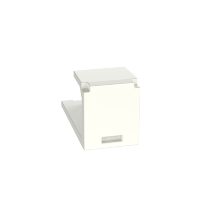 PANDUIT - Módulo de Tapa Ciega (Inserto Ciego), Mini-Com, Color Blanco Mate, 1 Pieza