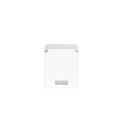 PANDUIT - Módulo de Tapa Ciega (Inserto Ciego), Mini-Com, Color Blanco, 1 Pieza