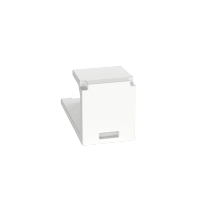 PANDUIT - Módulo de Tapa Ciega (Inserto Ciego), Mini-Com, Color Blanco, 1 Pieza