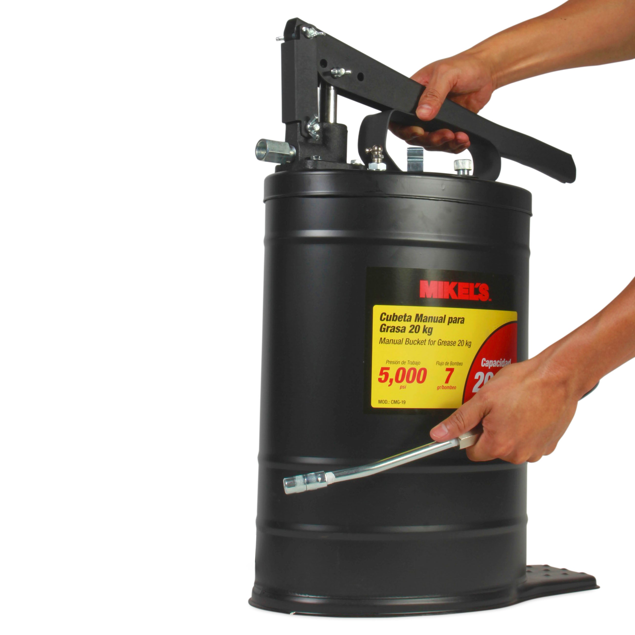 Cubeta manual para grasa (20 kgs)