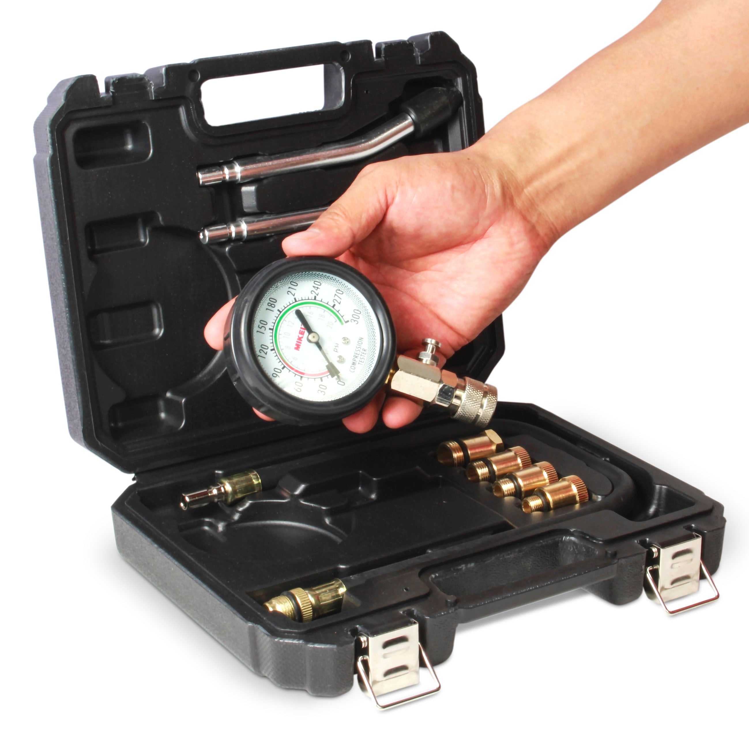 Kit compresómetro- probador de compresión de cilindros