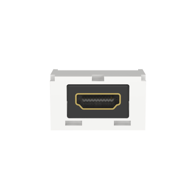 PANDUIT - Módulo Acoplador HDMI 2.0, Hembra a Hembra Tipo-A, Categoría 2, Mini-Com, Color Blanco Ártico