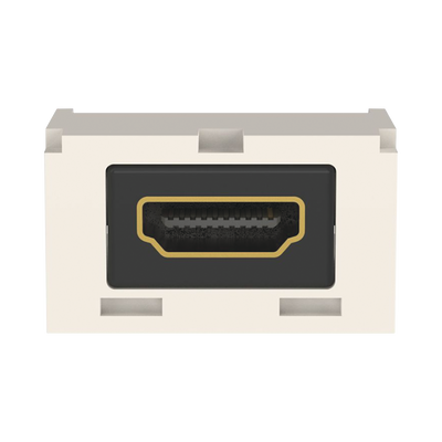 PANDUIT - Módulo Acoplador HDMI 2.0, Hembra a Hembra Tipo-A, Categoría 2, Uso en 2 Puertos Mini-Com, Color Blanco Mate