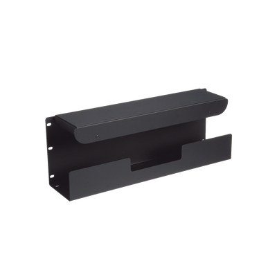 PANDUIT - Accesorio Pasacables Para Rack Estándar de 19 in, 4 UR, Capacidad de 260 Cables Cat6, 4.5 in de Profundidad, Color Negro