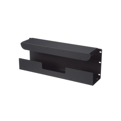 PANDUIT - Accesorio Pasacables Para Rack Estándar de 19 in, 4 UR, Capacidad de 260 Cables Cat6, 4.5 in de Profundidad, Color Negro