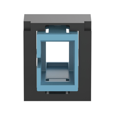 PANDUIT - Módulo Acoplador SC Simplex, para Fibra Óptica Multimodo OM3/OM4, Tipo Mini-Com, Color Aqua