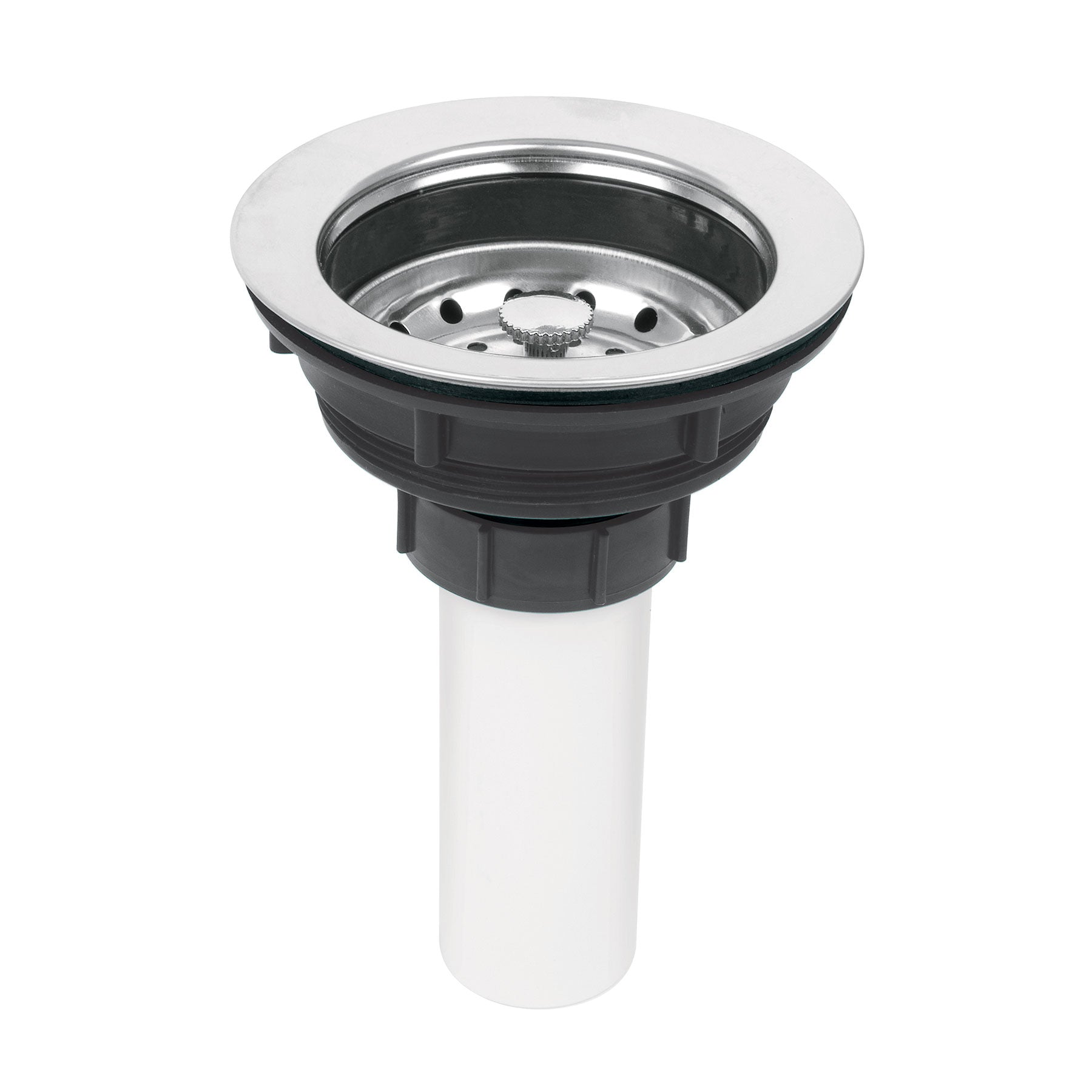 Contracanasta 3-1/2' inox, tubo plastico, Foset