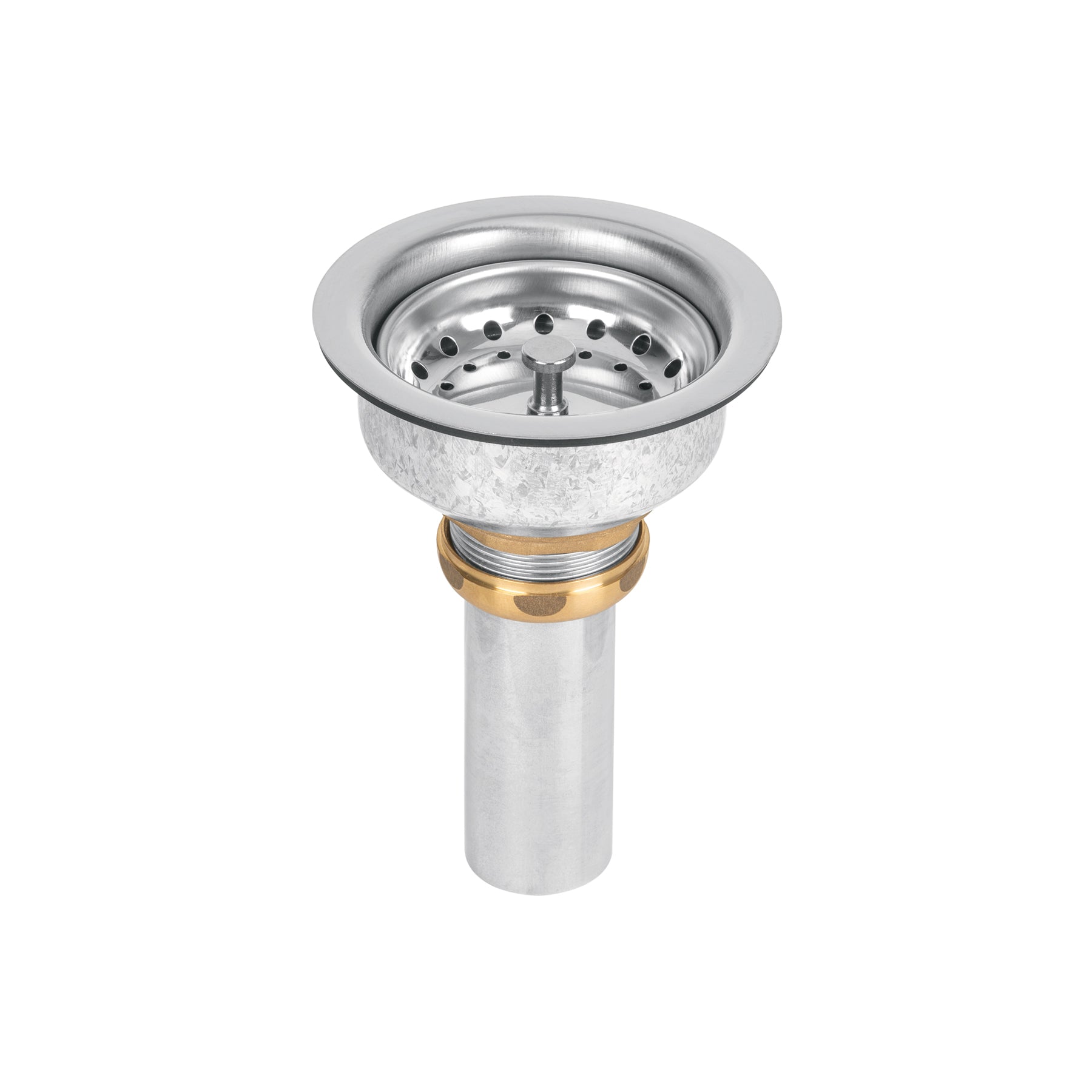 Contracanasta 3-1/2' inox, instalafacil, tubo inox, Foset