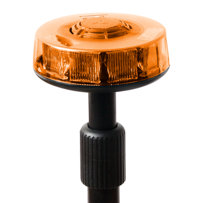 FEDERAL SIGNAL - Luz telescópica trasera ámbar con mástil de 3 secciones, 15 LEDs en tecnología SOLARIS