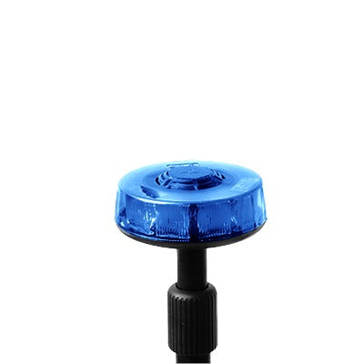 FEDERAL SIGNAL - Luz telescópica trasera azul con mástil de 3 secciones, 15 LEDs en tecnología SOLARIS