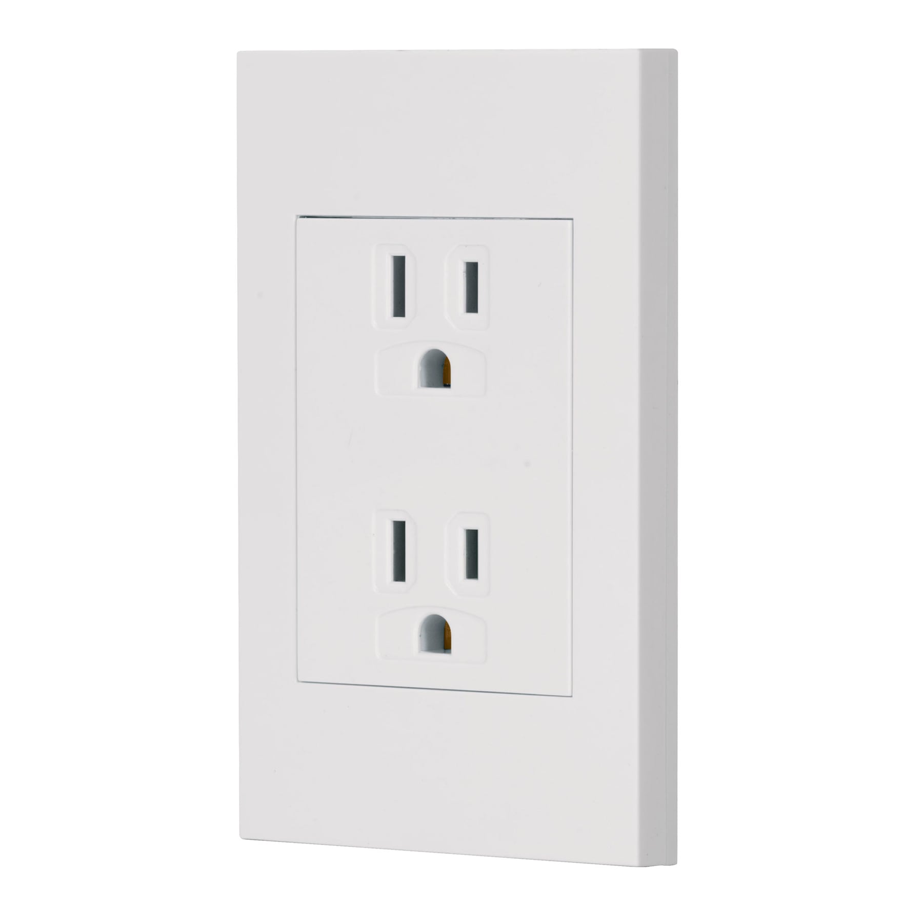 Placa armada contacto duplex, 3 modulos, Espa–ola, blanco