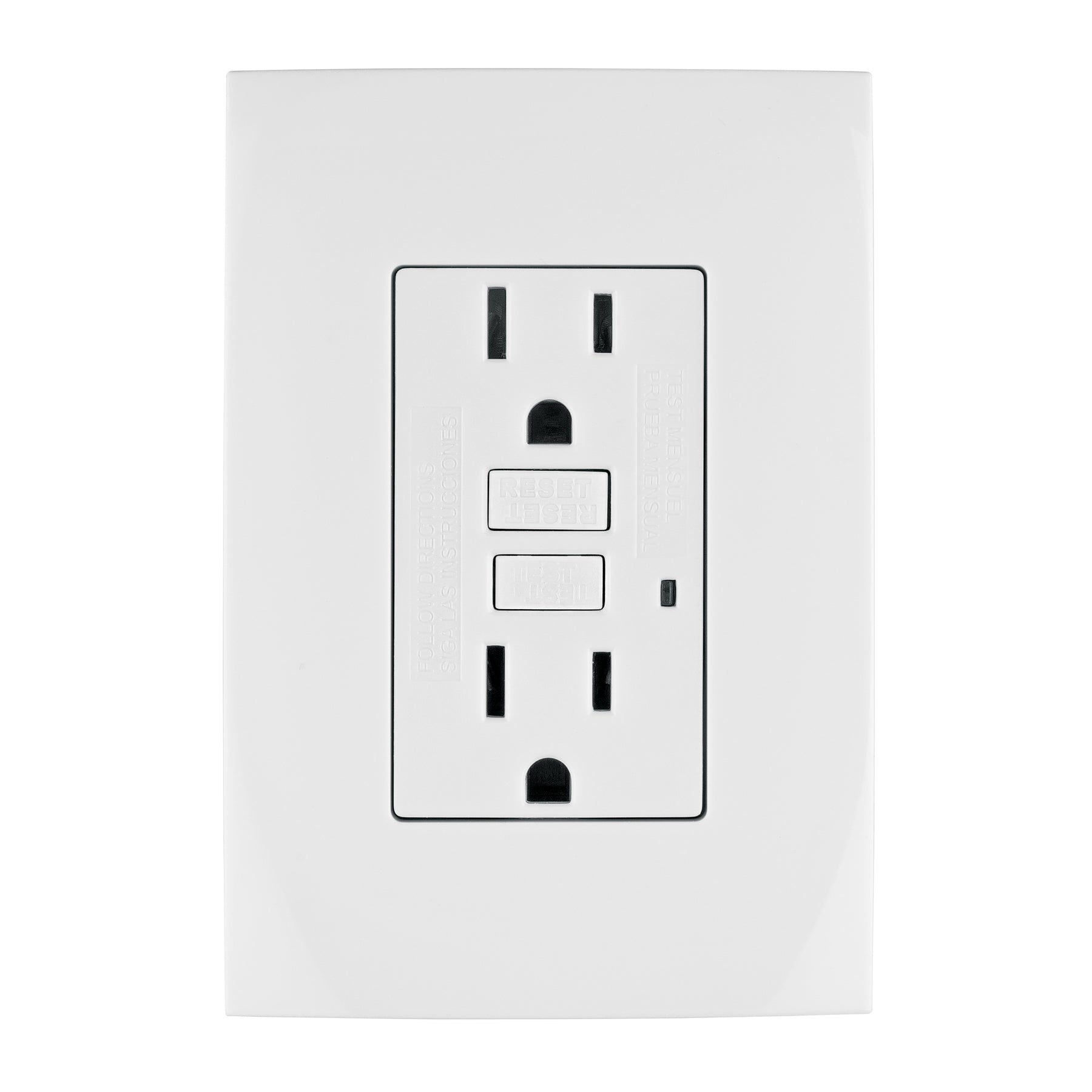 Contacto duplex falla a tierra GFCI (ICFT), Oslo, Volteck