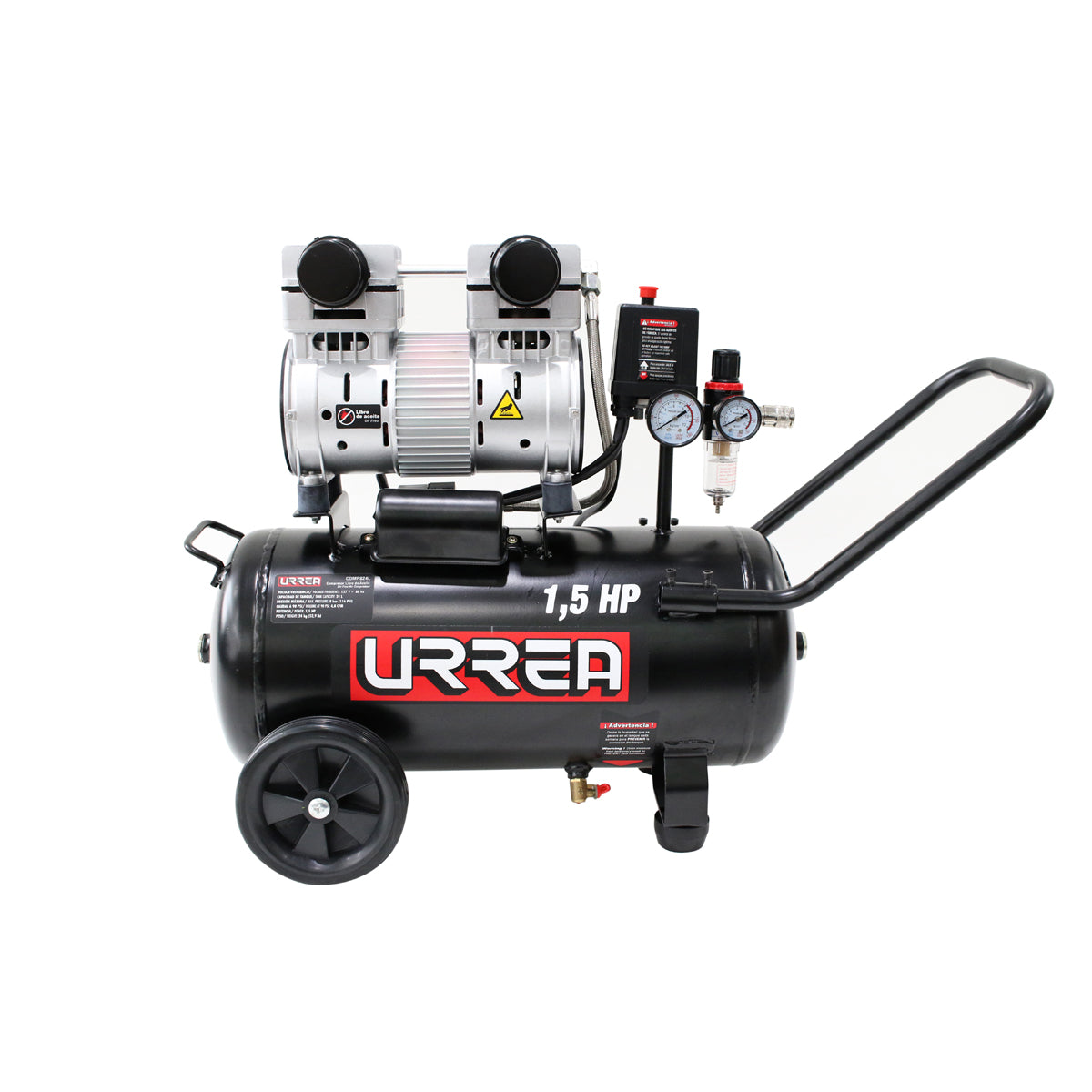 Urrea - Comp d/aire aceit 24L 1.5HP