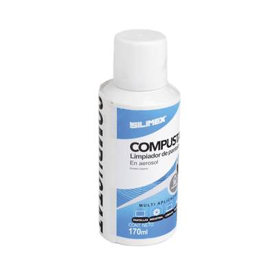 SILIMEX - Limpiador de Pantallas y Cámaras, Protector Anti-Estático en Aerosol, con Protección Contra Rayos UV, Repelente de Polvo, 170 ml