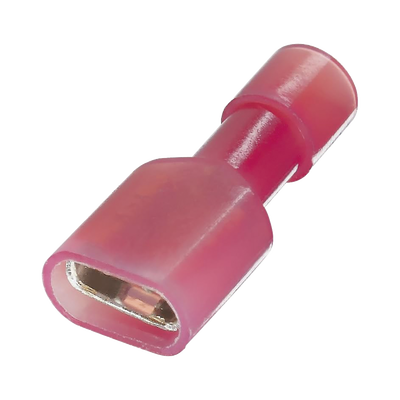 EPCOM POWERLINE - Terminal hembra aislada completa / Baterías con terminal macho F1 / para cables 22-16 AWG / Paquete de 25 piezas