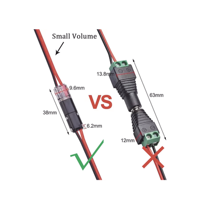 EPCOM POWERLINE - Bolsa con 25 conectores / Enchufables / Para 2 cables / compatibles en calibre 22 al 18 AWG