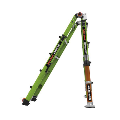 LITTLE GIANT LADDER SYSTEMS - Escalera Multi-Posiciones de 6.7 m (22') para Suelos Inclinados o con Desniveles.