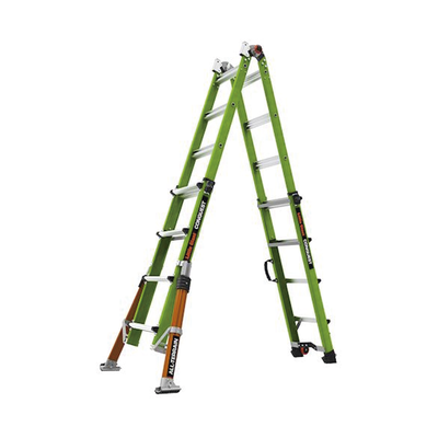 LITTLE GIANT LADDER SYSTEMS - Escalera Multi-Posiciones de 6.7 m (22') para Suelos Inclinados o con Desniveles.
