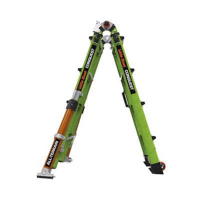 LITTLE GIANT LADDER SYSTEMS - Escalera Multi-Posiciones de 6.7 m (22') para Suelos Inclinados o con Desniveles.