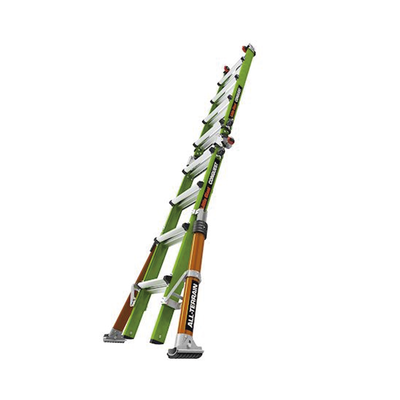 LITTLE GIANT LADDER SYSTEMS - Escalera Multi-Posiciones de 6.7 m (22') para Suelos Inclinados o con Desniveles.