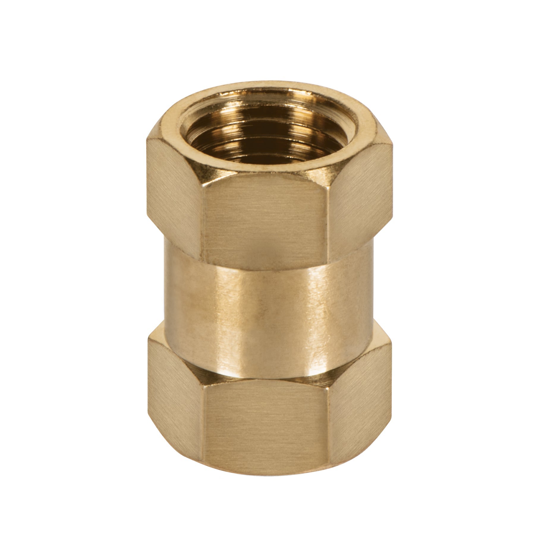 Cople de laton, hembra-hembra, cuerda 1/4' NPT, TRUPER
