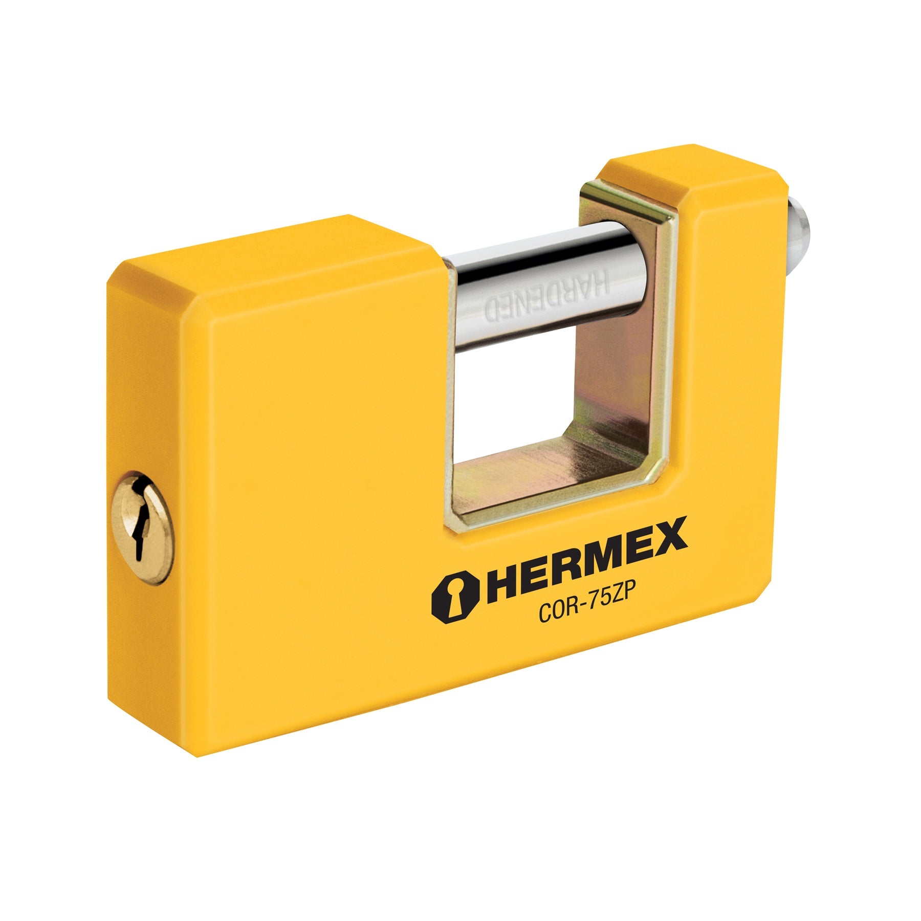 Candado antipalanca 75 mm cuerpo metalico, HERMEX BASIC