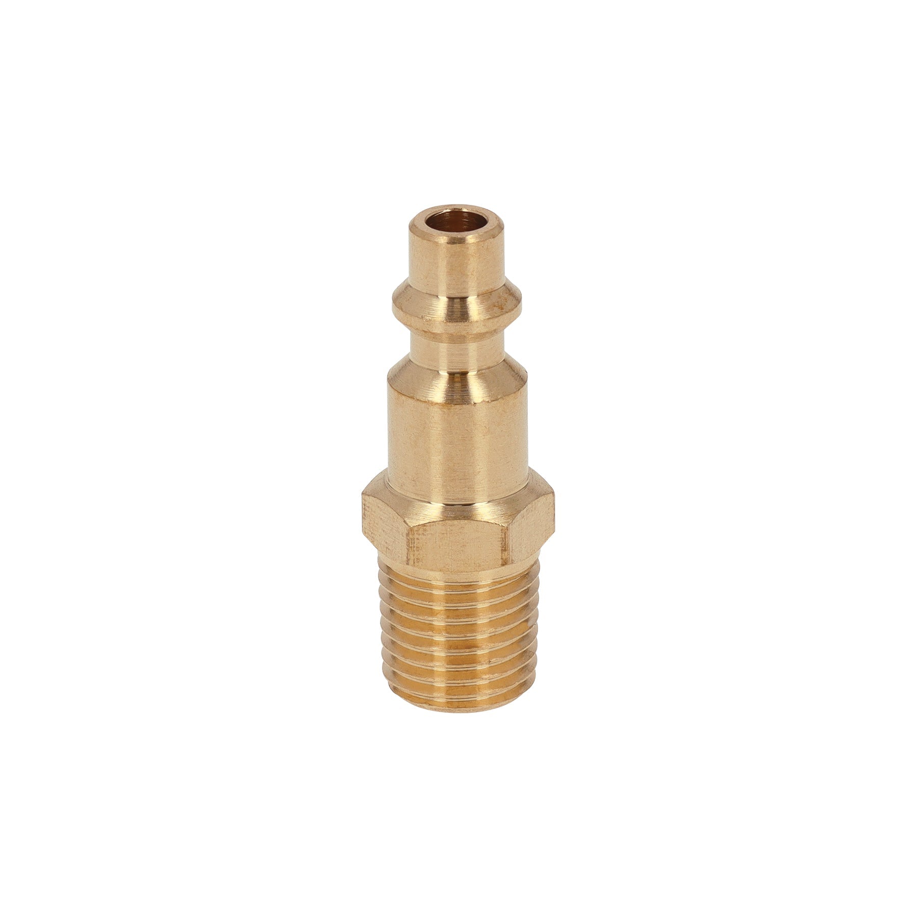 Conector rapido de laton, macho, cuerda 1/4' NPT, TRUPER