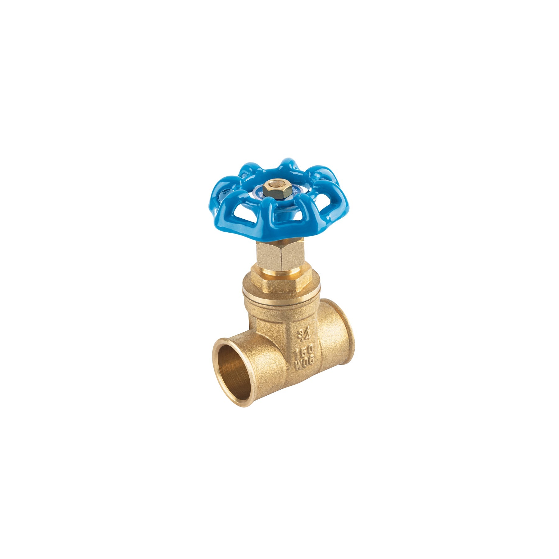 Valvula de compuerta de laton soldable de 3/4', Foset
