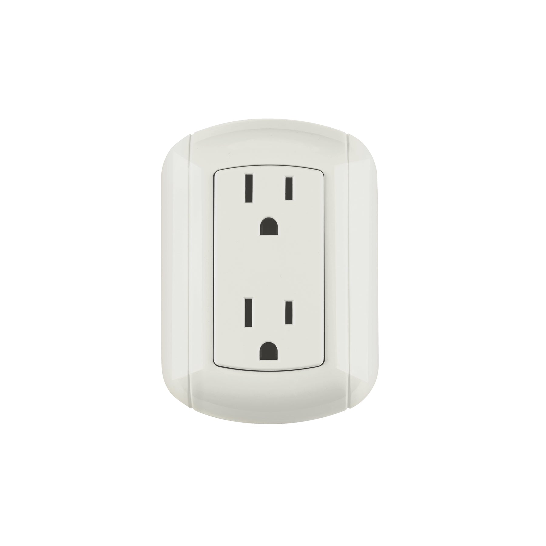 Contacto de sobreponer duplex 2 polos+ tierra, ABS, Volteck