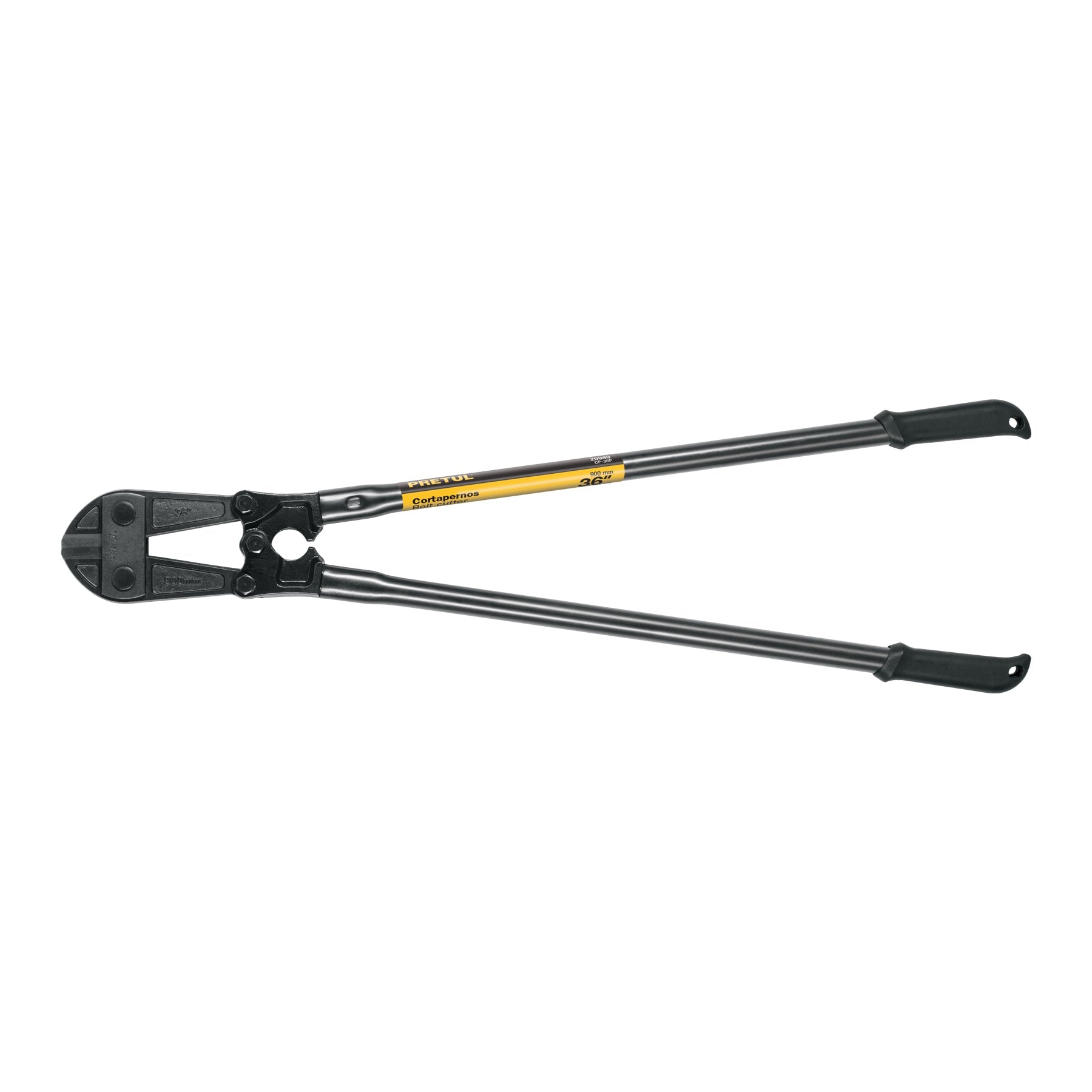 Cortapernos 36', mango tubular, PRETUL