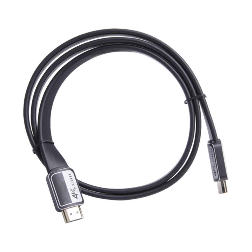 EPCOM PROAUDIO - Cable HDMI de 1.8m | Alta Definición | Longitud | Version 2.0 | Alta velocidad 18Gbps | 4K@60Hz | Conectores Chapados en Oro | Tipo Redondo