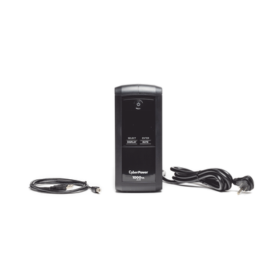 CYBERPOWER - UPS de 1000 VA/600 W, Topología Línea Interactiva, Entrada 120 Vca NEMA 5-15P, Tipo Mini Torre, Con 9 Tomas NEMA 5-15R