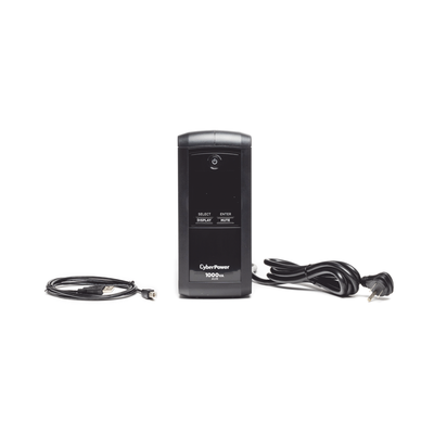 CYBERPOWER - UPS de 1000 VA/600 W, Topología Línea Interactiva, Entrada 120 Vca NEMA 5-15P, Tipo Mini Torre, Con 9 Tomas NEMA 5-15R