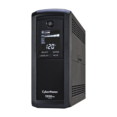 CYBERPOWER - UPS de 1350 VA/815 W, Topología Línea Interactiva, Entrada 120 Vca NEMA 5-15P, Tipo Mini Torre, Con 10 Tomas NEMA 5-15R