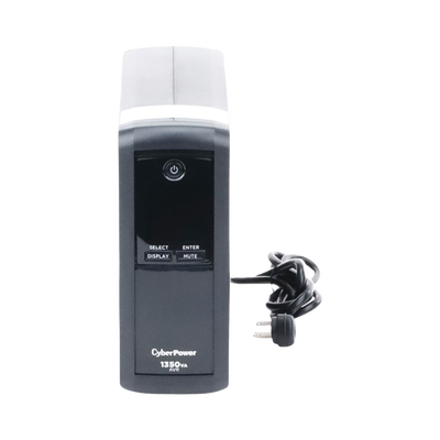 CYBERPOWER - UPS de 1350 VA/815 W, Topología Línea Interactiva, Entrada 120 Vca NEMA 5-15P, Tipo Mini Torre, Con 10 Tomas NEMA 5-15R