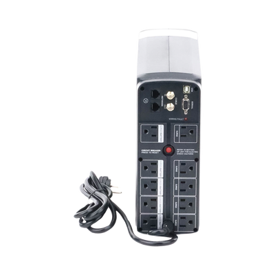 CYBERPOWER - UPS de 1350 VA/815 W, Topología Línea Interactiva, Entrada 120 Vca NEMA 5-15P, Tipo Mini Torre, Con 10 Tomas NEMA 5-15R