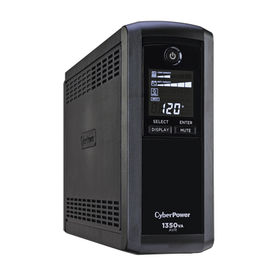 CYBERPOWER - UPS de 1350 VA/815 W, Topología Línea Interactiva, Entrada 120 Vca NEMA 5-15P, Tipo Mini Torre, Con 10 Tomas NEMA 5-15R