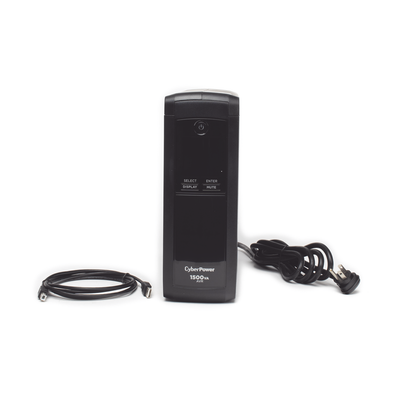 CYBERPOWER - UPS de 1500 VA/900 W, Topología Línea Interactiva, Entrada 120 Vca NEMA 5-15P, Tipo Mini Torre, Con 12 Tomas NEMA 5-15R