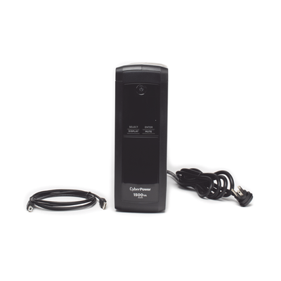 CYBERPOWER - UPS de 1500 VA/900 W, Topología Línea Interactiva, Entrada 120 Vca NEMA 5-15P, Tipo Mini Torre, Con 12 Tomas NEMA 5-15R