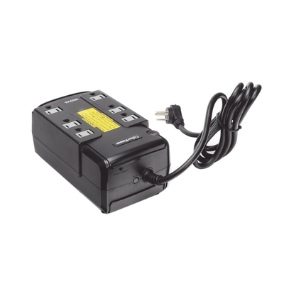 CYBERPOWER - UPS de 350 VA/255 W, Topología Standby, Entrada 120 Vca NEMA 5-15P, Tipo Gabinete Compacto, Con 6 Tomas NEMA 5-15R