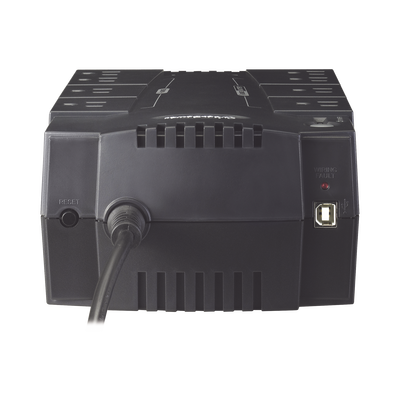 CYBERPOWER - UPS de 550 VA/330 W, Topología Standby, Entrada 120 Vca NEMA 5-15P, Tipo Gabinete Compacto, Con 8 Tomas NEMA 5-15R