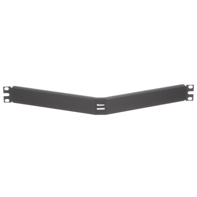 PANDUIT - Tapa Ciega Para Rack Estándar de 19in, Angulado, de Acero, 1UR, Color Negro