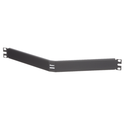 PANDUIT - Tapa Ciega Para Rack Estándar de 19in, Angulado, de Acero, 1UR, Color Negro