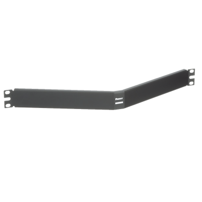 PANDUIT - Tapa Ciega Para Rack Estándar de 19in, Angulado, de Acero, 1UR, Color Negro