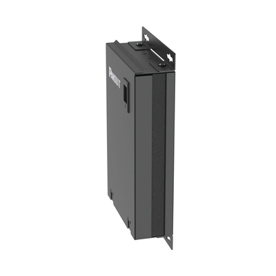 PANDUIT - Punto de Consolidación de 12 Puertos Mini-Com, Instalación en Piso, Pared o Techo, Fabricado en Acero, Color Negro