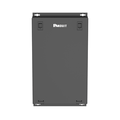 PANDUIT - Punto de Consolidación Para 24 Puertos, Con Espacio Para 1 UR, Instalación en Piso, Pared o Techo, Fabricado en Acero, Color Negro